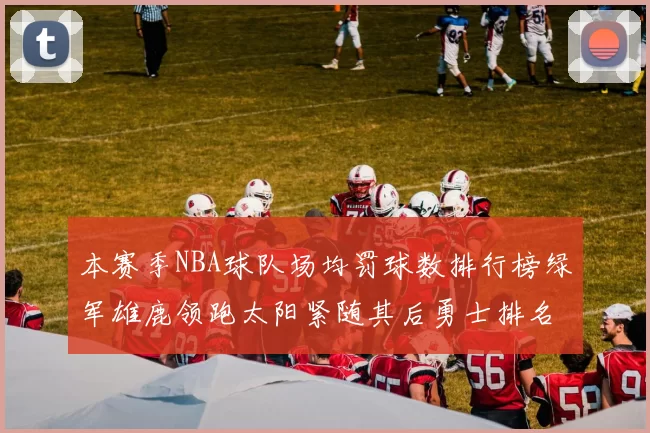 本赛季NBA球队场均罚球数排行榜绿军雄鹿领跑太阳紧随其后勇士排名第九